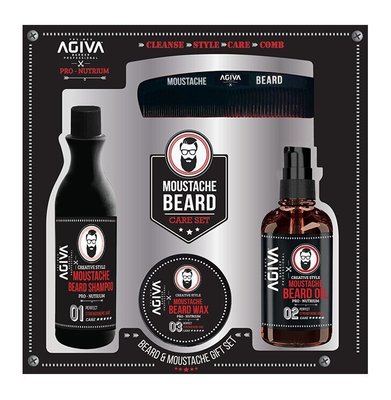 Подарунковий набір Agiva Beard & Moustache 21604 фото