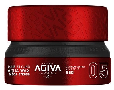 5 Віск для укладання волосся Aqua Mega Strong Agiva - Red, 155 мл 21408 фото