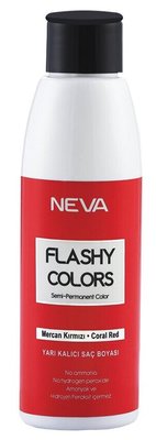 Тонуюча маска для волосся Flashy Colours Coral Red 21951 фото