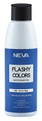 Тонуюча маска для волосся Flashy Colours Denim Blue 21953 фото
