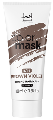 Тонуюча маска для волосся COLOR MASK 8/76 Коричнево-фіолетовий 100 мл 22005 фото