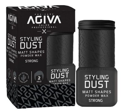 2 Пудра для волосся Wax Strong Agiva - Black, 20 гр. 21434 фото