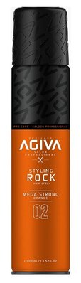 2 Спрей для укладання волосся Agiva Mega Strong Orange - Rock, 400 мл 21430 фото