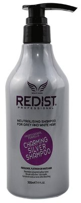 Фіолетовий шампунь проти жовтизни для блондинок Redist Charming Silver 500 мл 20729 фото